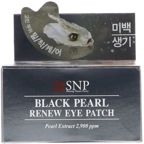 SNP, Black Pearl, Renew Eye Patch, 60 Patches Review