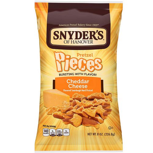 Snyder's, Pretzel Pieces, Cheddar Cheese, 8 oz (226.8 g) Review