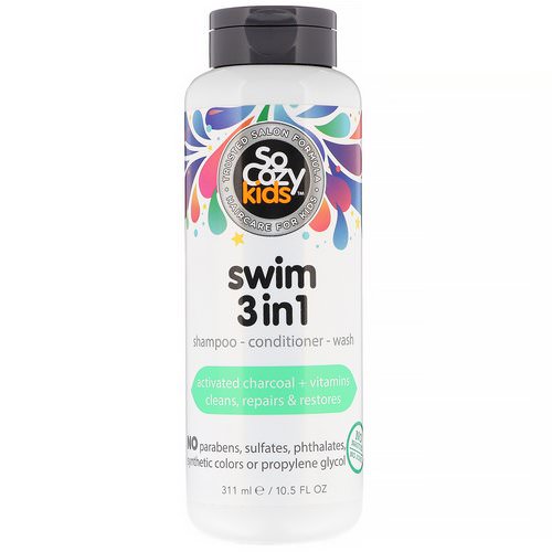 SoCozy, Kids, Swim 3 in 1, Shampoo - Conditioner - Wash, 10.5 fl oz (311 ml) Review
