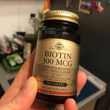 Solgar Biotin Condition Specific Formulas - Biotin, Naglar, Hud, Hår