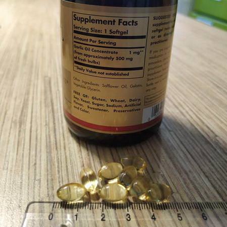 Solgar Garlic - Vitlök, Homeopati, Örter