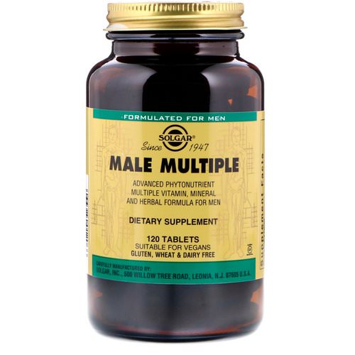 Solgar, Male Multiple, 120 Tablets Review