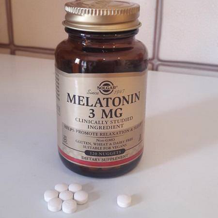 Solgar Melatonin Condition Specific Formulas - Melatonin, Sömn, Kosttillskott