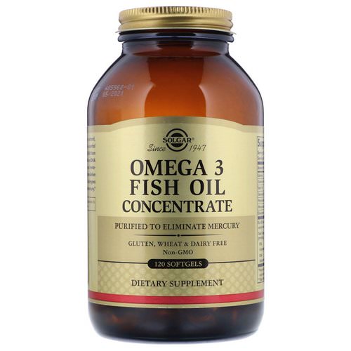 Solgar, Omega-3 Fish Oil Concentrate, 120 Softgels Review