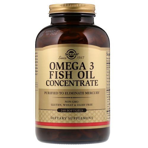 Solgar, Omega-3 Fish Oil Concentrate, 240 Softgels Review