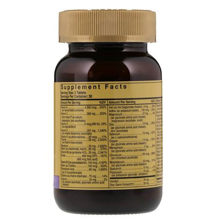 Multivitaminer, Kosttillskott: Solgar, Omnium, Phytonutrient Complex, Multiple Vitamin and Mineral Formula, 60 Tablets