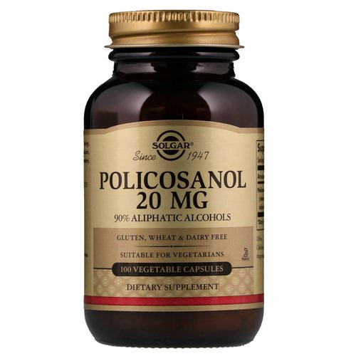 Solgar, Policosanol, 20 mg, 100 Vegetable Capsules Review