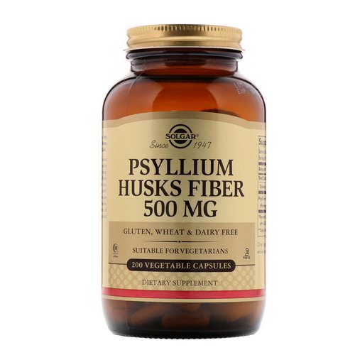 Solgar, Psyllium Husks Fiber, 500 mg, 200 Vegetable Capsules Review