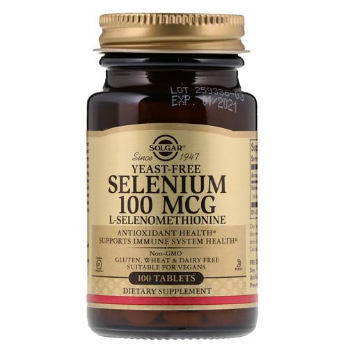 Solgar, Selenium, Yeast-Free, 100 mcg, 100 Tablets Review