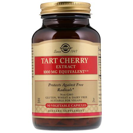 Solgar Cherry Fruit Tart Black - Svart, Körsbärsfruktsyrta, Antioxidanter, Kosttillskott