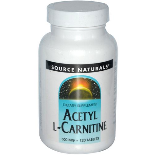 Source Naturals, Acetyl L-Carnitine, 500 mg, 120 Tablets Review