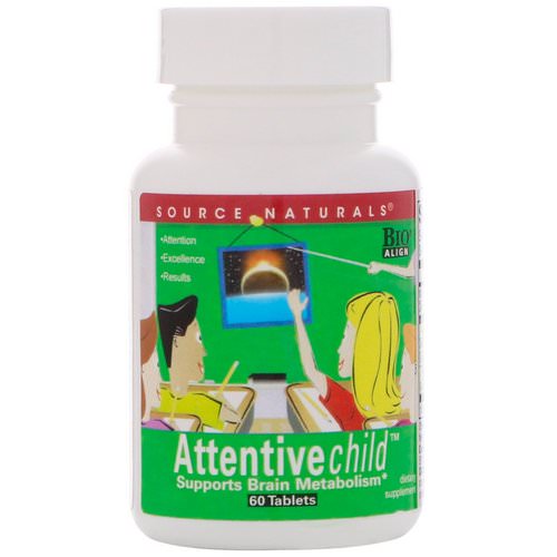 Source Naturals, Attentive Child, 60 Tablets Review