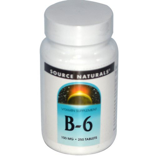 Source Naturals, B-6, 100 mg, 250 Tablets Review