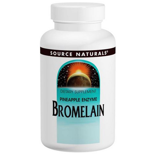 Source Naturals, Bromelain, 2,000 GDU/g, 500 mg, 60 Capsules Review