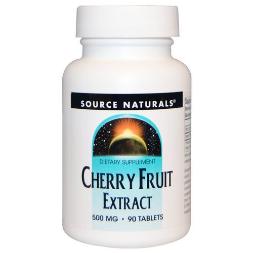 Source Naturals, Cherry Fruit Extract, 500 mg, 90 Tablets Review