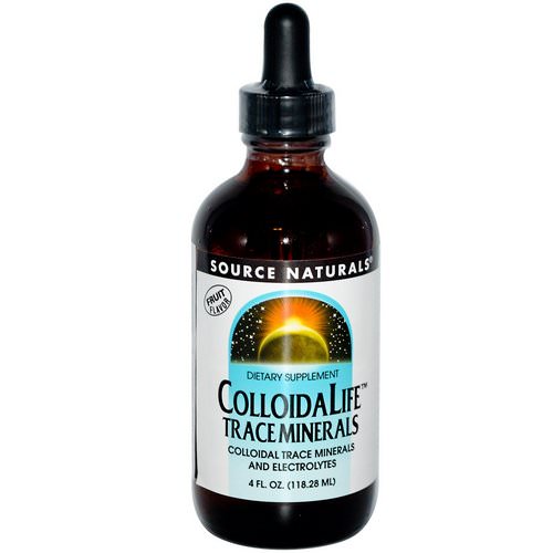 Source Naturals, ColloidaLife Trace Minerals, Fruit Flavor, 4 fl oz (118.28 ml) Review