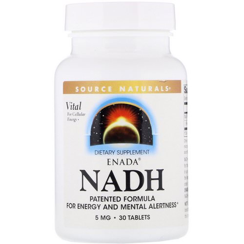 Source Naturals, ENADA NADH, 5 mg, 30 Tablets Review