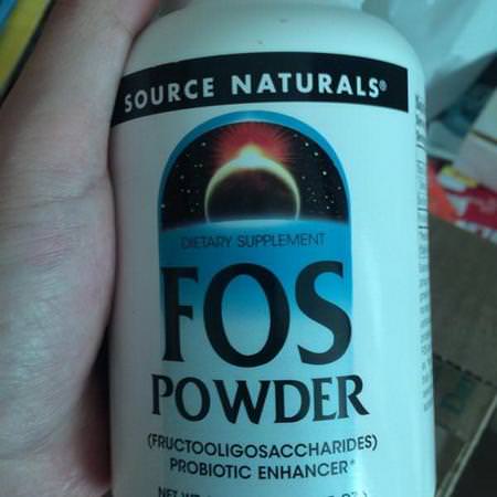 Probiotika, Matsmältning, Kosttillskott: Source Naturals, FOS Powder, 7.05 oz (200 g)