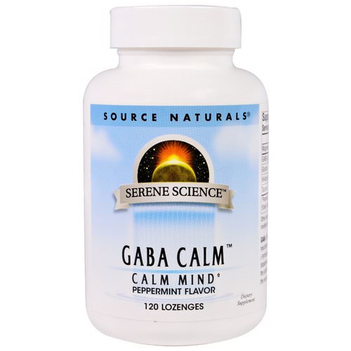 Source Naturals, GABA Calm, Peppermint Flavor, 120 Lozenges Review