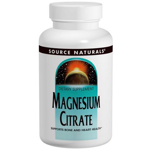 Source Naturals, Magnesium Citrate, 133 mg, 180 Capsules Review