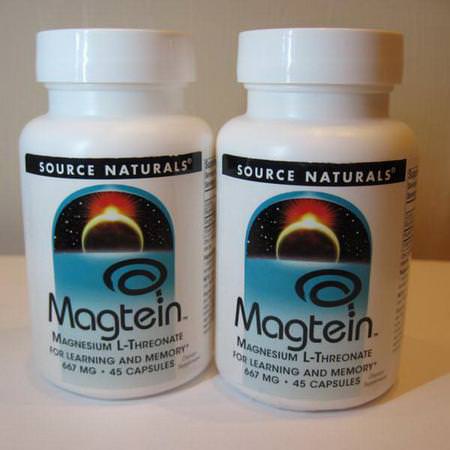 Source Naturals Magnesium Formulas - Magnesium, Mineraler, Kosttillskott