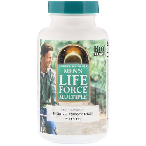 Source Naturals, Men's Life Force Multiple, 90 Tablets Review