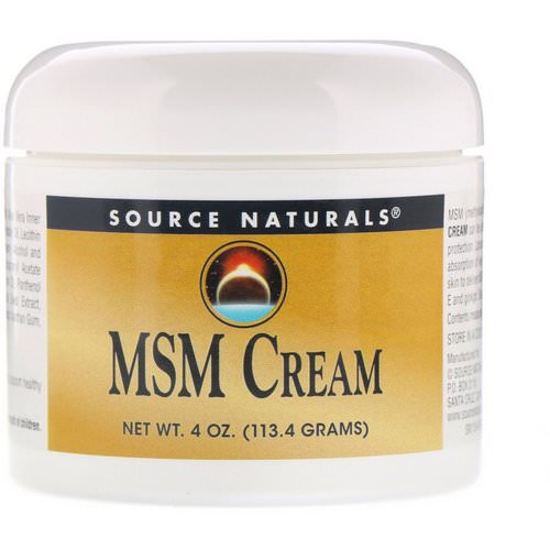 Source Naturals, MSM Cream, 4 oz (113.4 g) Review