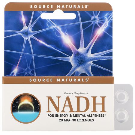Source Naturals B3 Niacin NADH - Nadh, B3 Niacin, Vitamin B, Vitaminer