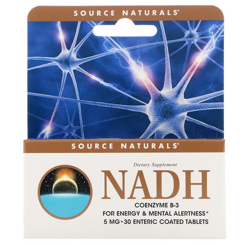 Source Naturals, NADH, CoEnzyme B-3, 5 mg, 30 Tablets Review