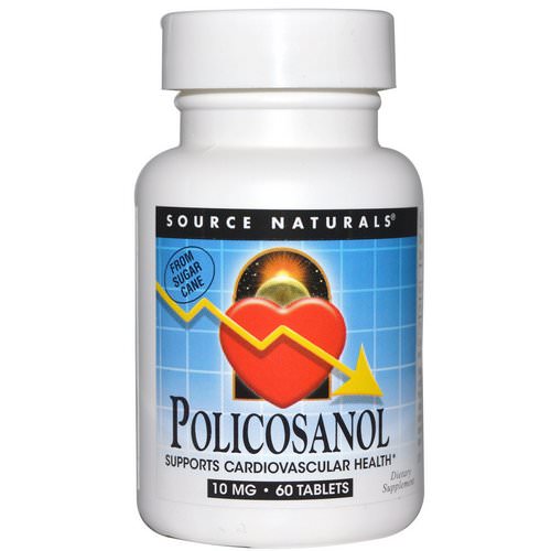 Source Naturals, Policosanol, 10 mg, 60 Tablets Review