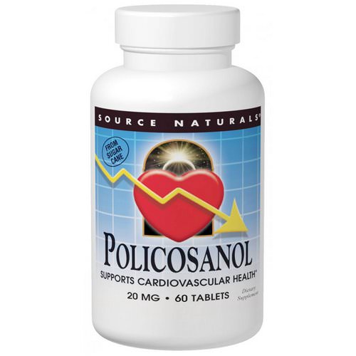 Source Naturals, Policosanol, 20 mg, 60 Tablets Review