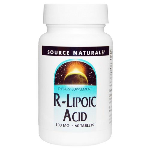 Source Naturals, R-Lipoic Acid, 100 mg, 60 Tablets Review