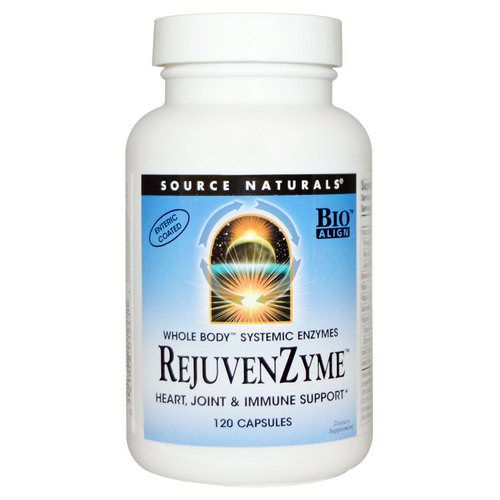 Source Naturals, RejuvenZyme, 120 Capsules Review