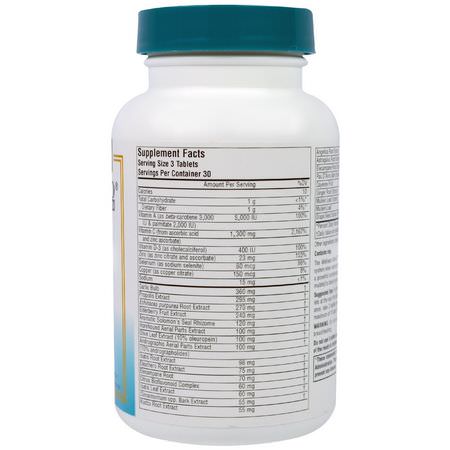 Örter, Homeopati, Örter: Source Naturals, Wellness Formula, Herbal Defense Complex, 90 Tablets
