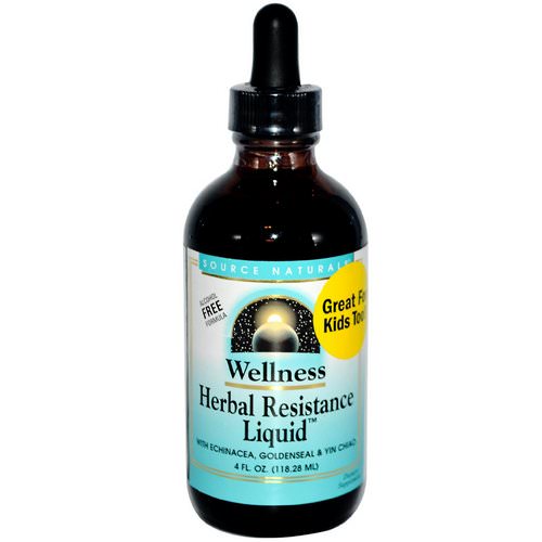 Source Naturals, Wellness, Herbal Resistance Liquid, 4 fl oz (118.28 ml) Review