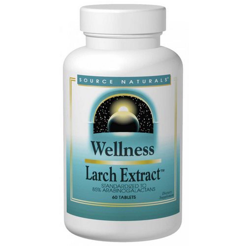 Source Naturals, Wellness, Larch Extract, 60 Tablets Review