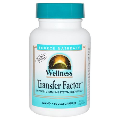 Source Naturals, Wellness Transfer Factor, 125 mg, 60 Veggie Caps Review