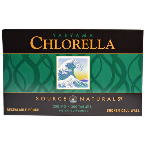 Source Naturals, Yaeyama Chlorella, 200 mg, 300 Tablets Review