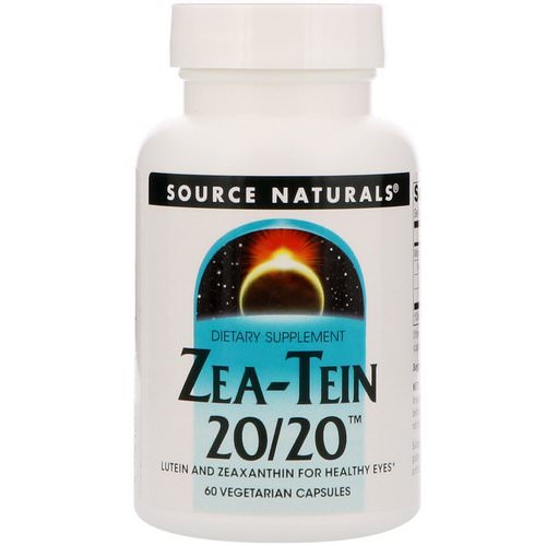 Source Naturals, Zea-Tein 20/20, 60 Vegetarian Capsules Review