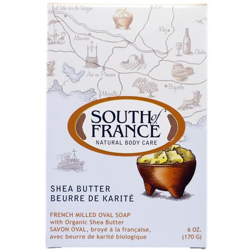 South of France, French Milled Oval Soap with Organic Shea Butter, 6 oz (170 g) Review