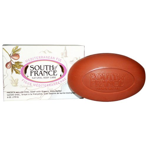 South of France, Mediterranean Fig, French Milled Oval Soap with Organic Shea Butter, 6 oz (170 g) Review