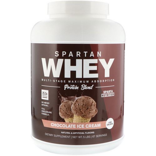Sparta Nutrition, Spartan Whey, Chocolate Ice Cream, 5 lbs Review