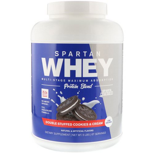 Sparta Nutrition, Spartan Whey, Double Stuffed Cookies & Cream, 5 lbs Review