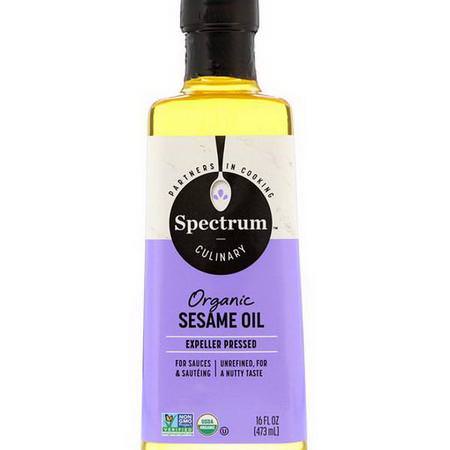 Spectrum Culinary Sesame Oil - Sesame Oil, Vinegars, Oljor