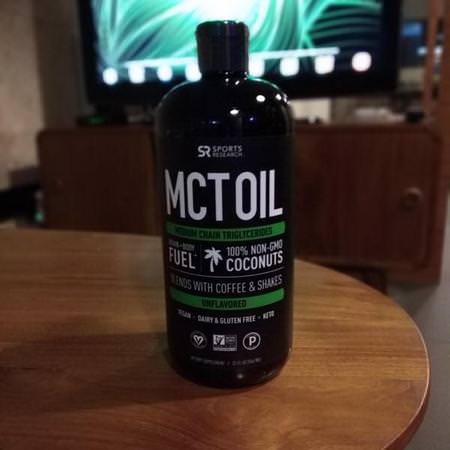 Sports Research MCT Oil - Mct-Olja, Vikt, Kost, Kosttillskott