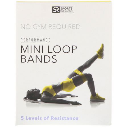 Motståndsband, Sportnäring: Sports Research, Mini Loop Bands, 5 Loop Bands