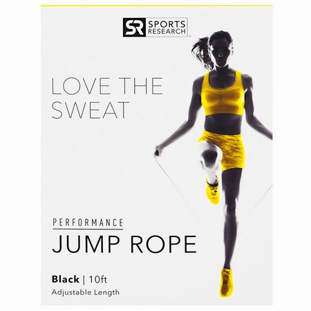 Sportnäring: Sports Research, Performance Jump Rope, Black, 1 Jump Rope