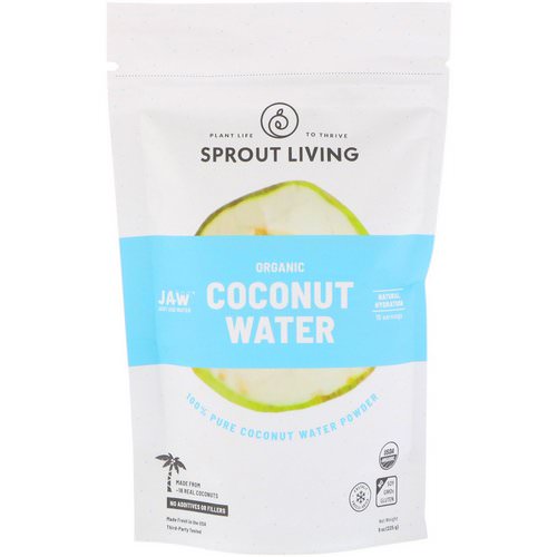 Sprout Living, Organic Coconut Water Powder, 8 oz (225 g) Review