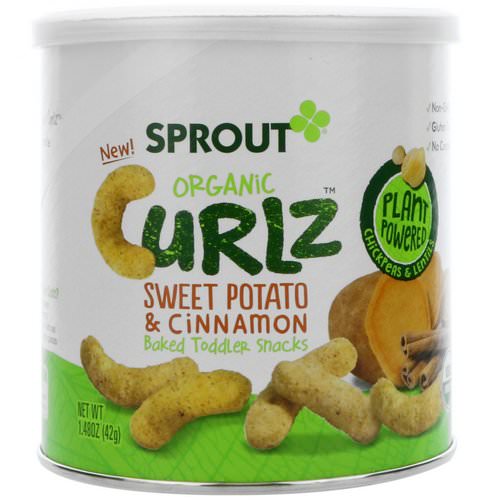 Sprout Organic, Curlz, Sweet Potato & Cinnamon, 1.48 oz (42 g) Review