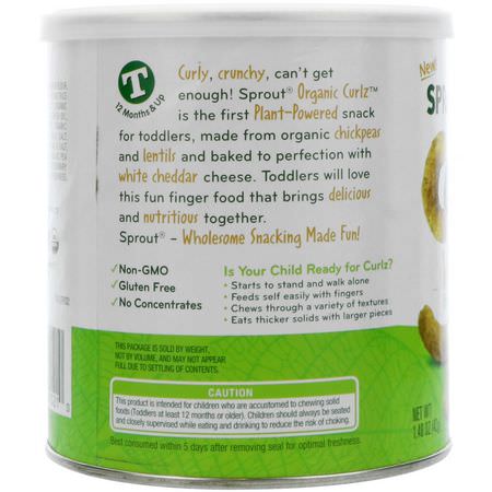 Sprout Organic Snacks Bars Finger Food - Fingermat, Barer, Mellanmål, Barnmatning